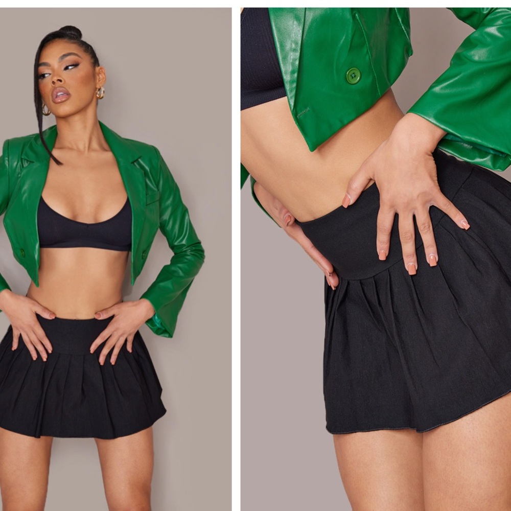 Free People Private Skool Pleated Mini Skirt Size 0